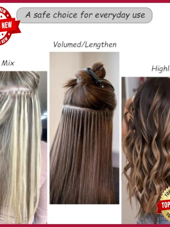 24 Inch Human Hair Micro Loop Extensions 50 Strands Brazilian Remy